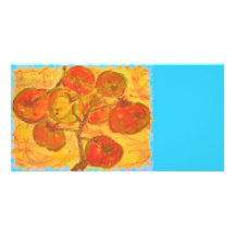 homegrown tomatoes photo greeting card