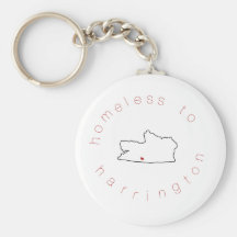 Homeless to Harrington Keychain