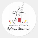Homemade with Love Sticker Label