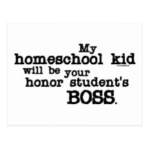 Homeschool Boss Postcard