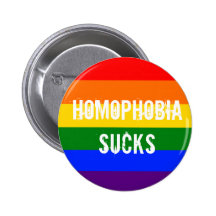 Homophobia sucks pins