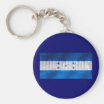Honduras flag explosion for Hondurans Keychain