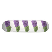 Hone as Ho Holmium and Ne Neon Skate Decks