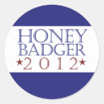 Honey Badger 2012 Round Sticker