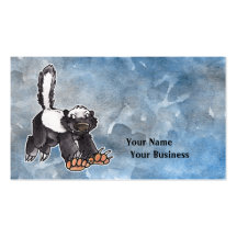 Honey Badger Business Card Template