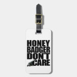 Honey Badger Luggage Tag