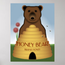 Honey Bear Poster