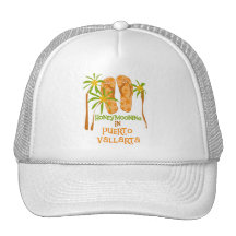 Honeymoon Puerto Vallarta Tshirts and Gifts Trucker Hats