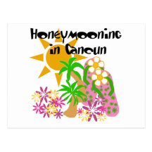Honeymooning in Cancun Postcard