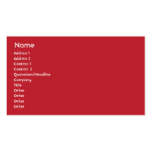 Hong Kong - Business Business Card