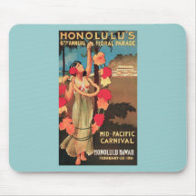 Honolulu, Hawaii 6th Annual Floral Parade 1911 Mousepad