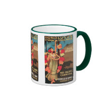 Honolulu, Hawaii 6th Annual Floral Parade 1911 Coffee Mug