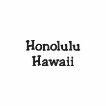 Honolulu Hawaii Embroidered Polo Shirt
