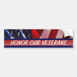 Honour Our Veterans Bumper Stickers