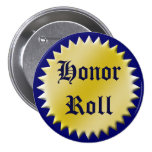 Honour Roll Award Button, Customisable