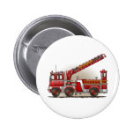 Hook and Ladder Fire Truck Button Pin