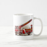 Hook and Ladder Fire Truck Mug