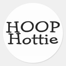 Hoop Hottie Sticker