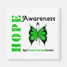 Hope Awareness Traumatic Brain Injury Refrigerator Magnet