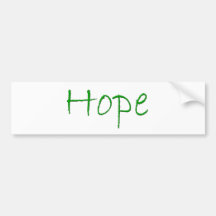 Hope Design Bumper Sticker