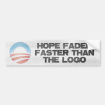 Hope Faded - Faster Than The Logo Bumper Stickers