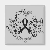 Hope Faith Love Strength Melanoma Magnet
