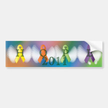 Hope For Liver Leukimia Lymphoma General Cancer Bumper Sticker