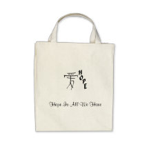Hope Is All We Have organic shopping bag