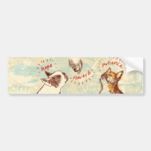 Hope Reward Patience Bumper Stickers