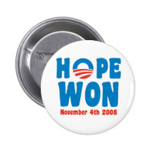 Hope Won Button