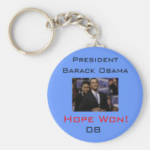 Hope Won Keychains
