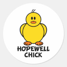 Hopewell Virginia Chick Round Sticker