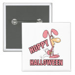 hoppy halloween funny bunny costume pins