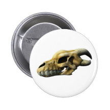 Horned Dragon Skull Pin
