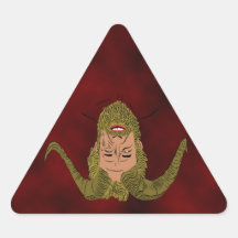 Horned God Triangle sticker