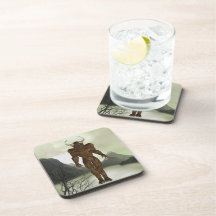 Horned Minotaur Drink Coasters