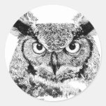 Horned Owl Sticker
