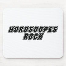 Horoscopes Rock Mouse Pad