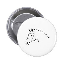 horse anstecknadelbutton