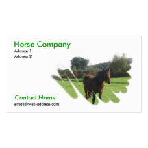 Horse Company Business Card