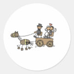 Horse Drawn Carriage For Weddings Stickers