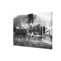 Horse Drawn Cart Gallery Wrapped Canvas