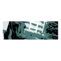 Horse Hitching Post Pop Art Business Card