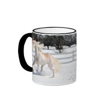 Horse in Snow Mug