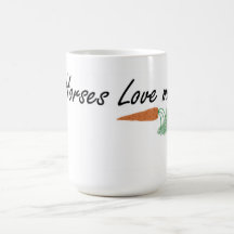 Horse lover gift mug large size