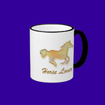 Horse Lover Gold Mug mugs
