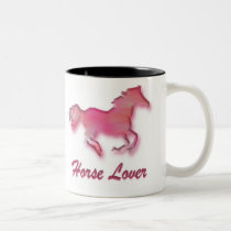 Horse Lover pink mug mugs