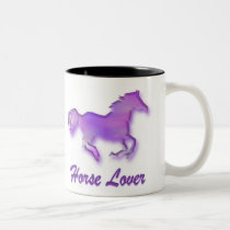 Horse Lover Purple Mug mugs