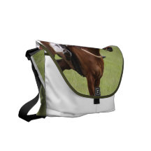 Horse Race Messenger Bag
