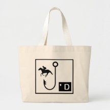 Horse Racing Canvas Bag